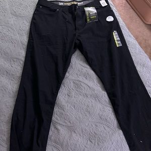 Men’s Lee Black Pants - Size: 44x32 (Big & Tall)